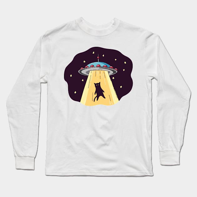 unicorn cats cutes Long Sleeve T-Shirt by Cats Cute 